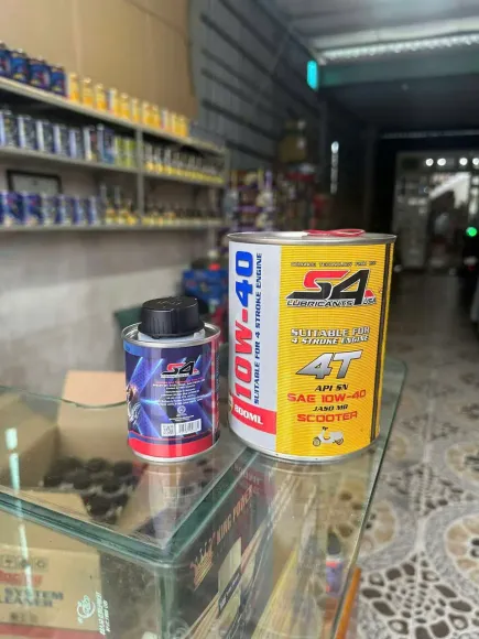 Dầu nhớt S4 API SAE 10W - 40 SCOOTER xe tay ga: Giải pháp thay nhớt cho động cơ 4 thì