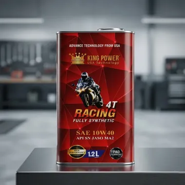 Dầu Nhớt Tổng Hợp King Power 4T Racing 10W40 cho xe phân khối lớn