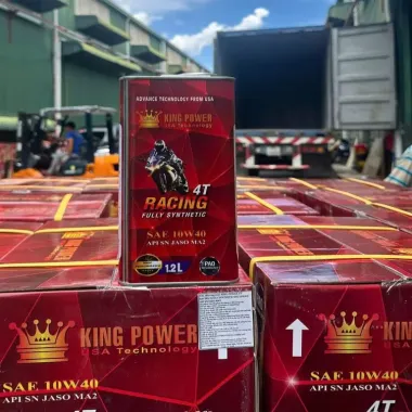 Dầu nhớt King Power Racing 4T SAE 10W-40 API SN JASO MA2