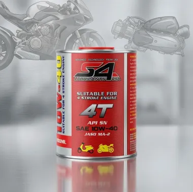 Dầu nhớt xe số 4T Lubricant USA SAE 10W-40 API SN JASO MA-2