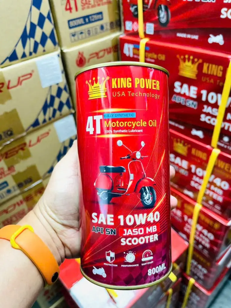 Khám phá công nghệ USA Technology trong lon nhớt King Power 10W40 API SN 800ml