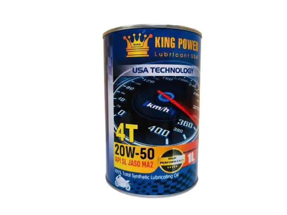 Dầu nhớt King Power 4T SAE 20W-50 API SL JASO MA2 (1L)