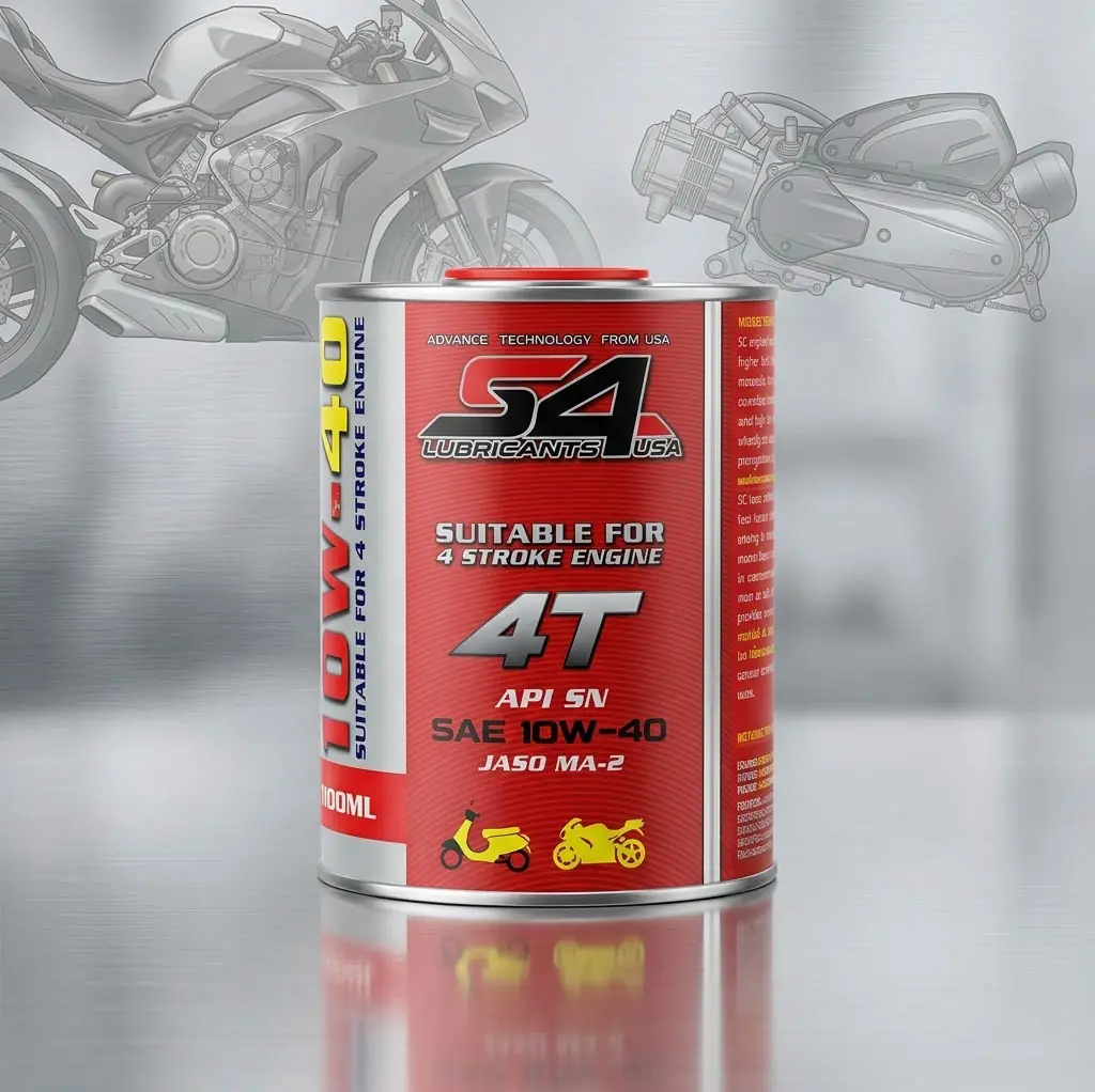 Dầu nhớt xe số 4T Lubricant USA SAE 10W-40 API SN JASO MA-2