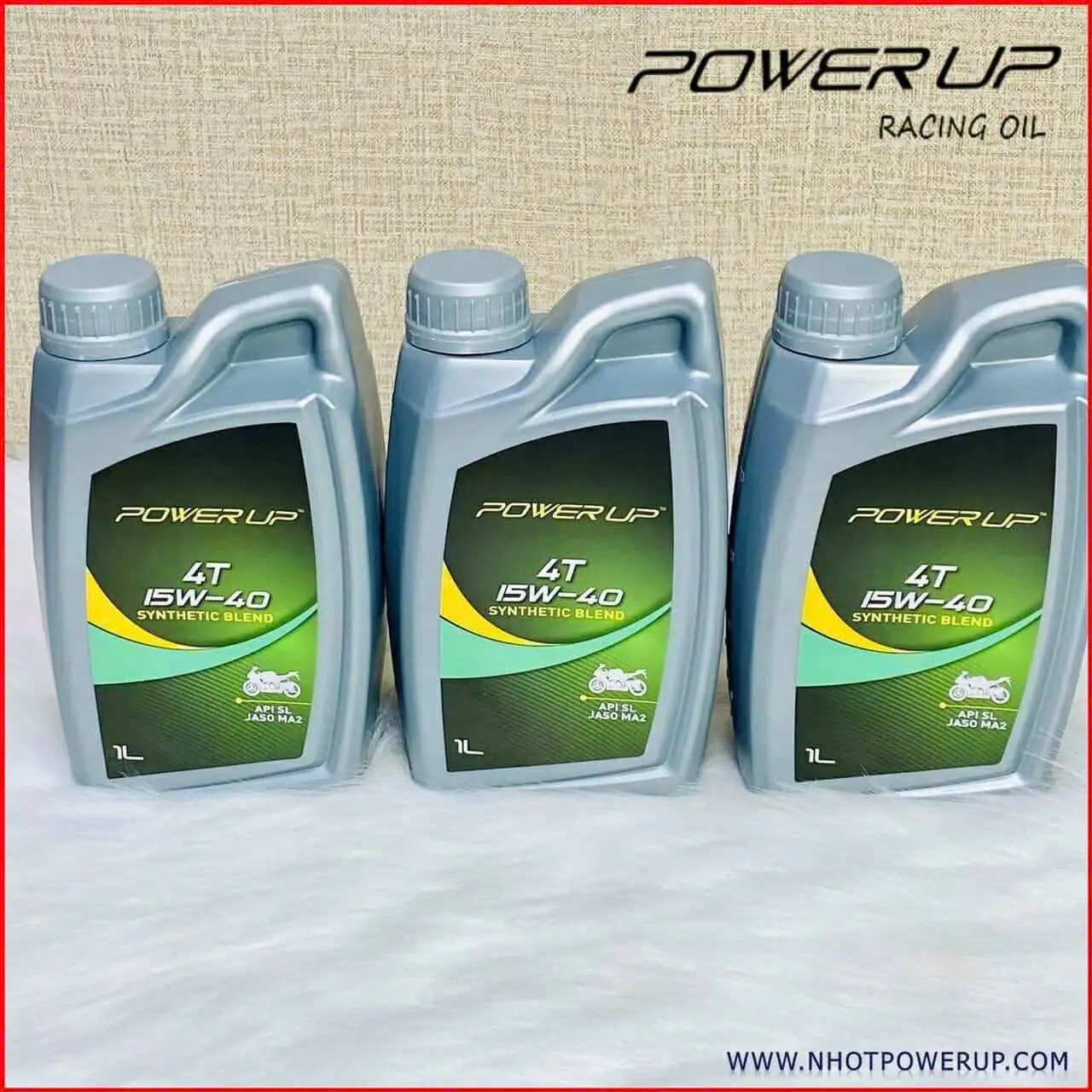 dầu nhớt xe máy của Power Up – Racing Oil